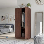 Vidal Modern Wardrobe Armoire with 2-door