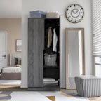 Vidal Modern Wardrobe Armoire with 2-door