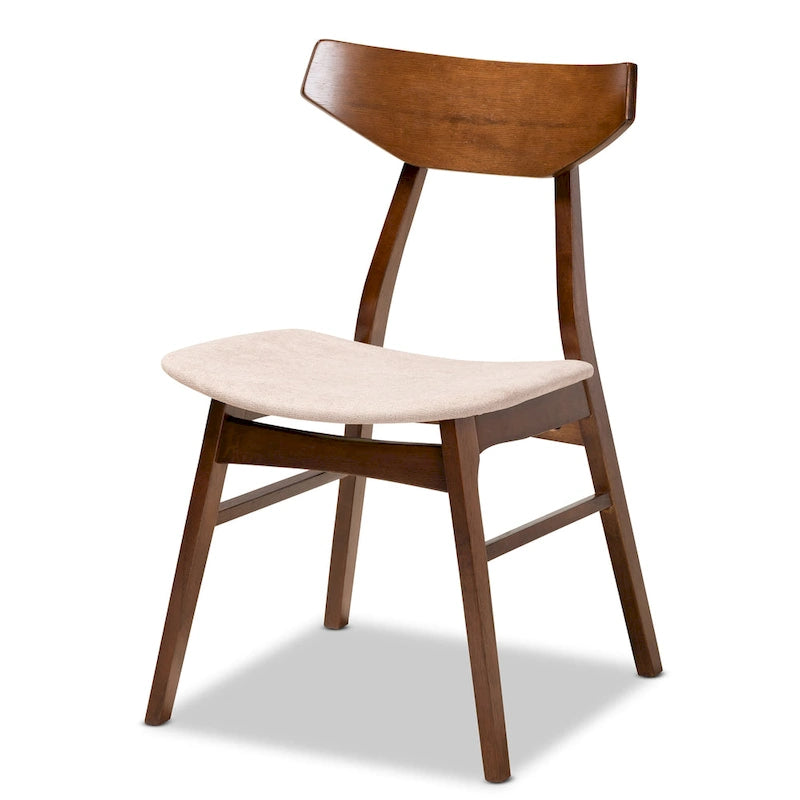 Danica Mid-Century Modern Transitional 4-Piece Dining Chair Set