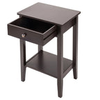 Porch & Den Anne Court Brown 2-tier 1-drawer End Table