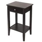 Porch & Den Anne Court Brown 2-tier 1-drawer End Table