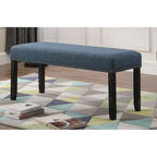 Biony Fabric Dining Bench with Nailhead Trim