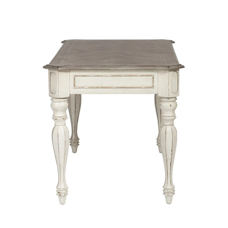 Magnolia Manor Antique White Weathered Bark Writing Desk