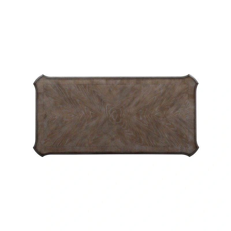 Magnolia Manor Antique White Weathered Bark Writing Desk