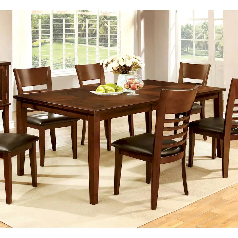  Pons Cherry 78-inch Wood Expandable Dining Table