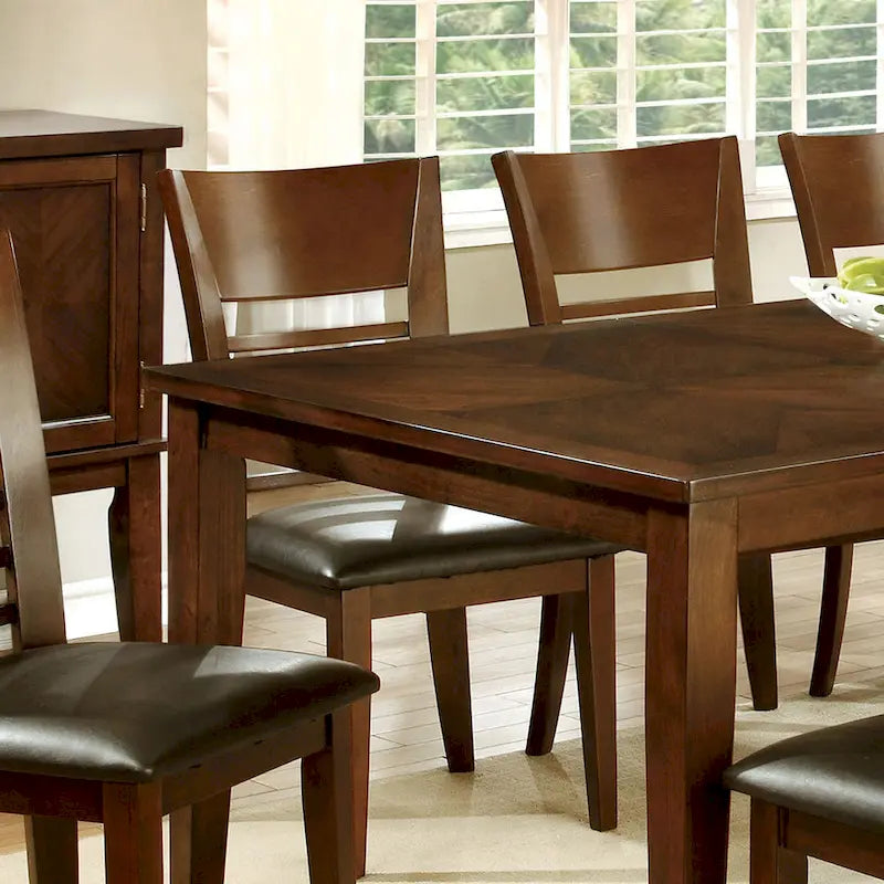 Pons Cherry 78-inch Wood Expandable Dining Table