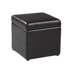 Crestfield Dark Brown Coffee Table/ Storage Ottoman Set