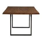 Banyan Live Edge Wood and Metal Sled Base Dining Table by  Artisan