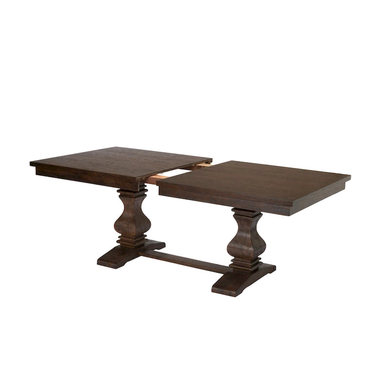 Best Quality Furniture 9-piece Walnut 18 Extension Dining Set