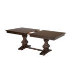 Best Quality Furniture 9-piece Walnut 18 Extension Dining Set