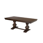 Best Quality Furniture 9-piece Walnut 18 Extension Dining Set