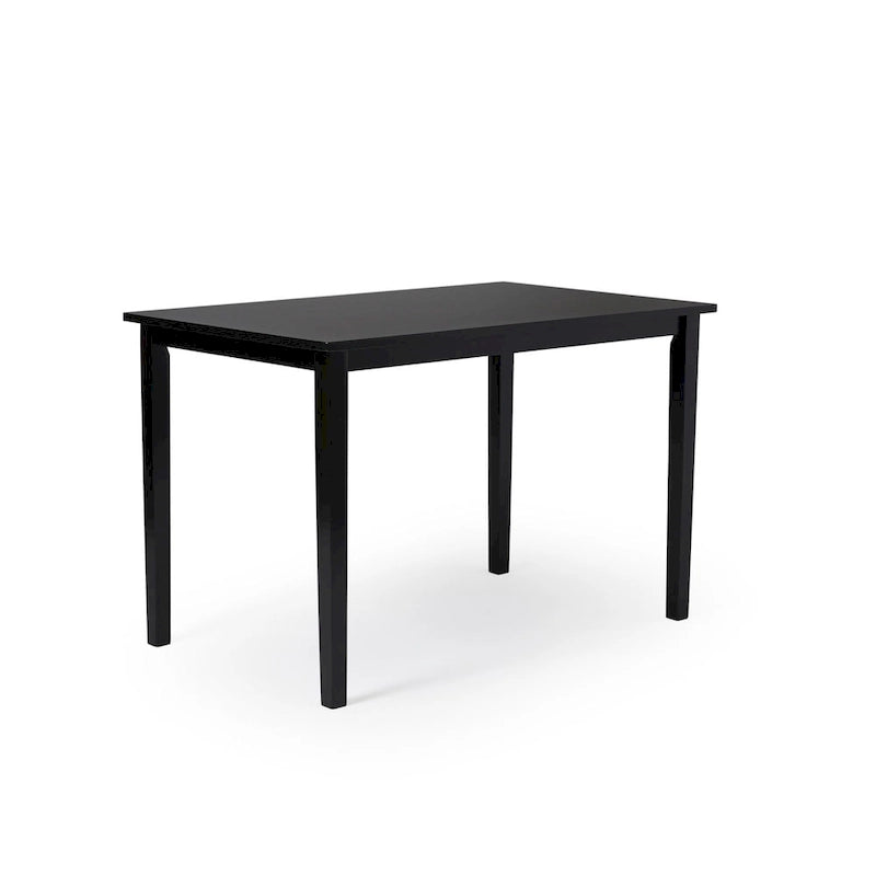 Simple Living Parson Black and Silver 5-Piece Dining Table and Chairs Set
