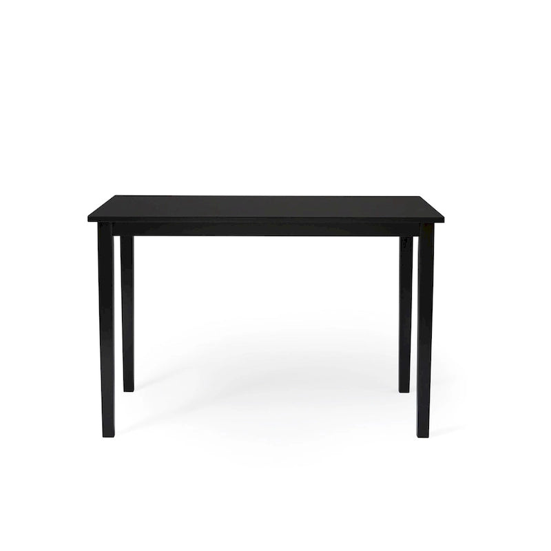 Simple Living Parson Black and Silver 5-Piece Dining Table and Chairs Set