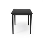 Simple Living Parson Black and Silver 5-Piece Dining Table and Chairs Set