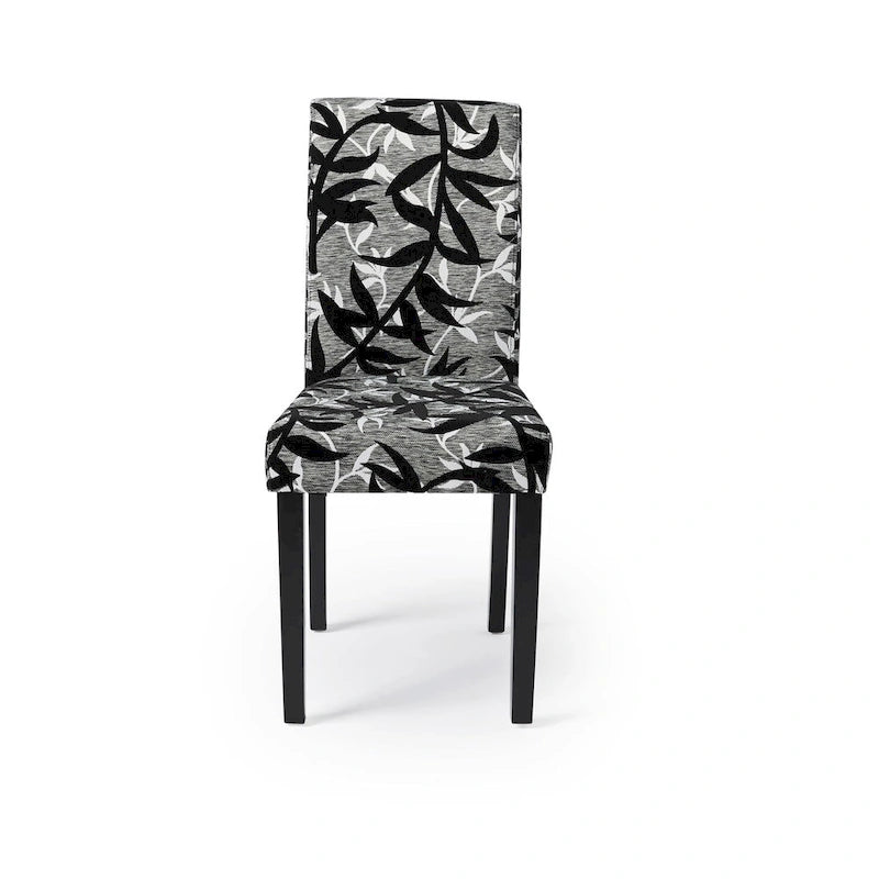 Simple Living Parson Black and Silver 5-Piece Dining Table and Chairs Set