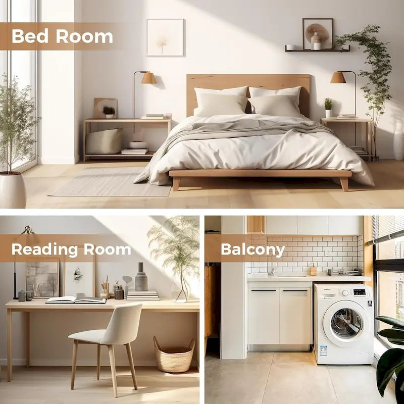 Linen Accent Chair - Wood Armrests - Metal Frame - Overstuffed Cushion