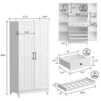 Multifunctional Kitchen Cabinetand Wine Cabinet Wine Glass Rack Pantry