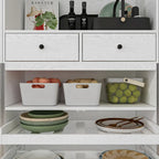 Multifunctional Kitchen Cabinetand Wine Cabinet Wine Glass Rack Pantry