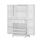Multifunctional Kitchen Cabinetand Wine Cabinet Wine Glass Rack Pantry
