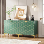 31.5 Modern Accent Storage Cabinet for Living Room Kitchen (Set of 2 )
