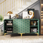31.5 Modern Accent Storage Cabinet for Living Room Kitchen (Set of 2 )