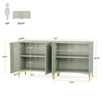 31.5 Modern Accent Storage Cabinet for Living Room Kitchen (Set of 2 )