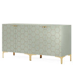 31.5 Modern Accent Storage Cabinet for Living Room Kitchen (Set of 2 )