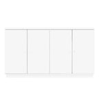 White Storage Sideboard - 63W - 6 Drawers & 2 Cabinets