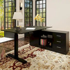Super-Sized Standing Desk with Electric Lift - 63x31.5PC Desktop