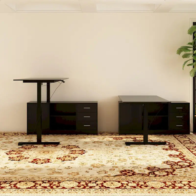 Super-Sized Standing Desk with Electric Lift - 63x31.5PC Desktop