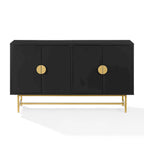 Crosley Blair Sideboard Dark Brown/Gold