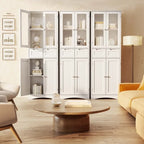 Tall Kitchen Pantry Cabinet, Freestanding Storage Cabinet, Bathroom Storage Cabinet with Doors
