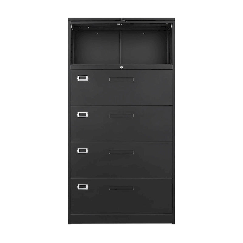 Steel Lateral File Cabinet with Lock