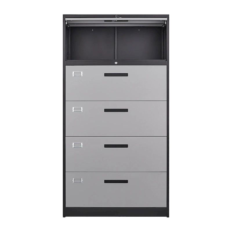Steel Lateral File Cabinet with Lock