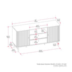 Hikari Curved Sideboard Buffet