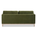 Pasadena 75.5 Velvet Modern Farmhouse Loose Pillow-Back Sofa