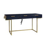 Patricia Modern 3 Drawer Desk with USB Ports and Outlet by HULALA HOME