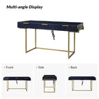 Patricia Modern 3 Drawer Desk with USB Ports and Outlet by HULALA HOME
