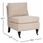 Brianne Armless Club Chair - 24Wx30Dx33H