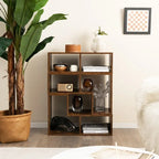 3 Pieces TV Stand Console Entertainment Center for TVs up To 65 Inch with Bookcase Shelves - 26.5 x 12 x 17 (L x W x H)