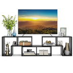 3 Pieces TV Stand Console Entertainment Center for TVs up To 65 Inch with Bookcase Shelves - 26.5 x 12 x 17 (L x W x H)