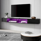  70 Floating TV Stand Wall Mounted TV Shelf Media Console