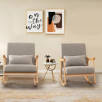 Costway Set of 2 Rocking Chairs with Pillow Rocking Armchairs with - See Details