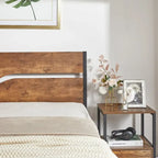 Taomika Bedroom Set of 3,Platform Bed Frame and Modern Nightstands Set of 2