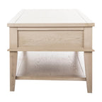 Tressie Sepia Traditional Rectangle Coffee Table - 54 x 23.6 x 19.3 - 54Wx24Dx19H