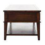 Tressie Sepia Traditional Rectangle Coffee Table - 54 x 23.6 x 19.3 - 54Wx24Dx19H