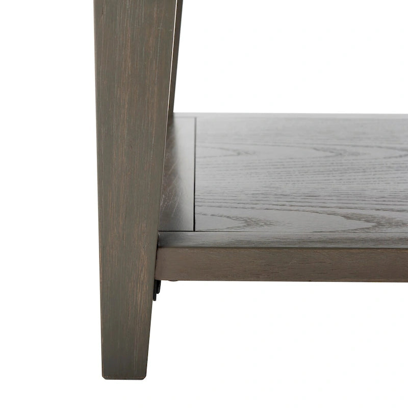 Tressie Sepia Traditional Rectangle Coffee Table - 54 x 23.6 x 19.3 - 54Wx24Dx19H