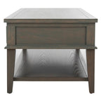 Tressie Sepia Traditional Rectangle Coffee Table - 54 x 23.6 x 19.3 - 54Wx24Dx19H