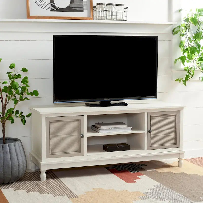 Ashlea 2 Door 1 Shelf Media Stand - 47 W x 16 D x 20 H - 47Wx16Dx20H