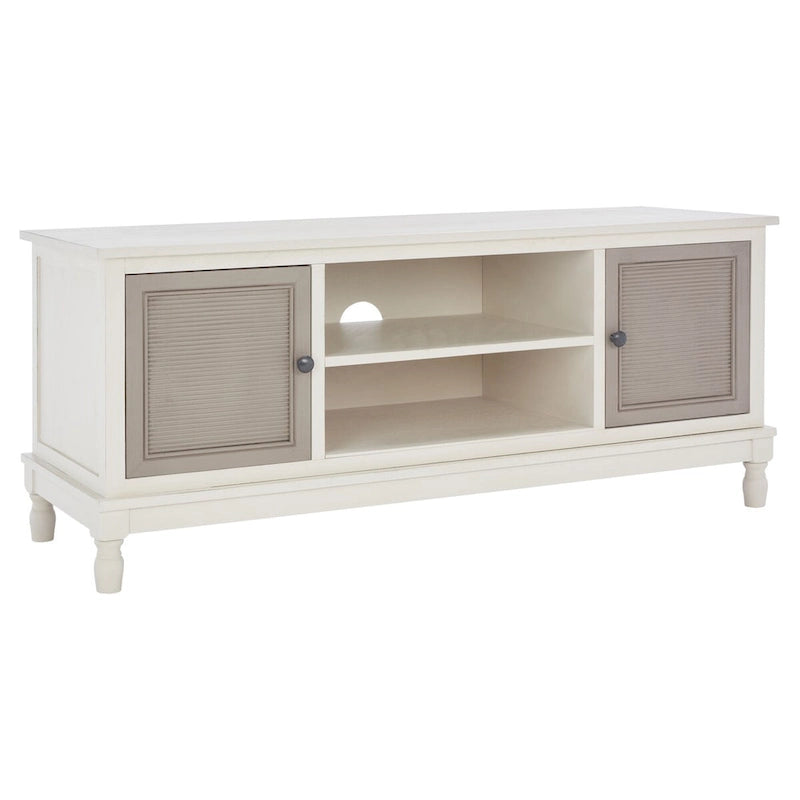 Ashlea 2 Door 1 Shelf Media Stand - 47 W x 16 D x 20 H - 47Wx16Dx20H